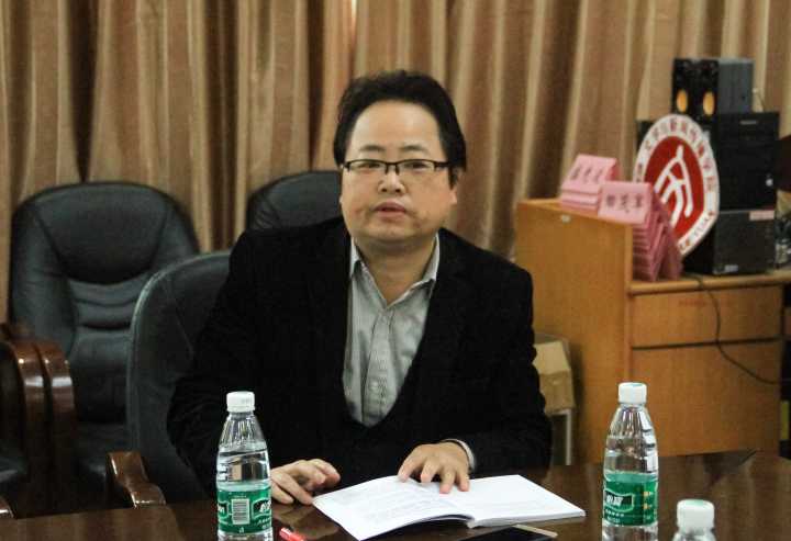 图为 王焕林讲话(吴璇 摄)
