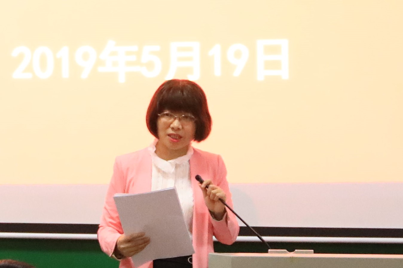 图为 张利玲发言(朱嘉昕 摄)